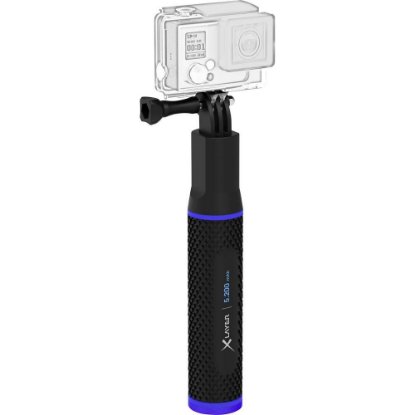 Mobilni USB polnilec XLAYER Plus Action Cam, 5200mAh, selfie stick,črni