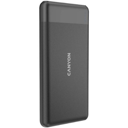 Mobilni USB polnilec CANYON PB-1009, 10000 mAh, PD, QC3.0, črni
