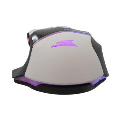 Miška BARACUDA BGM-042 Manta, RGB, optična, 12800dpi, bela