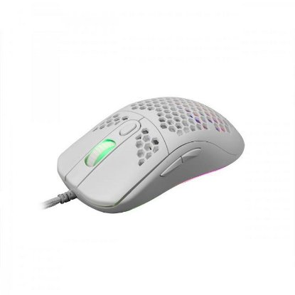 Miška WHITE SHARK Galahad GM-5007, 6400dpi, RGB, optična, žična, bela