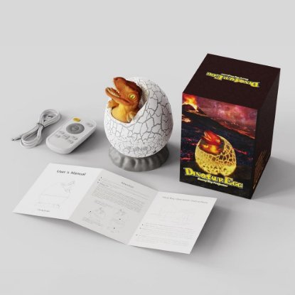 Laserski projektor LONVIS Dinosaur, 8 vrst projekcij, daljinski upravljalnik