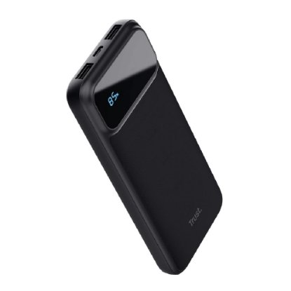 Mobilni USB polnilec TRUST Avala, 10000 mAh, PD, črn