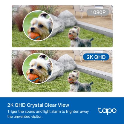 Mrežna nadzorna kamera TP-LINK Tapo C420S1, Tapo H200 Hub, 2K, baterijska, zunanja, WiFi, senzor pokreta, noćno snemanje