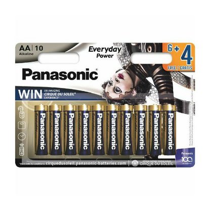 Baterije PANASONIC Alkaline Everyday Power LR6EPS/10BW, AA, 10 kosov