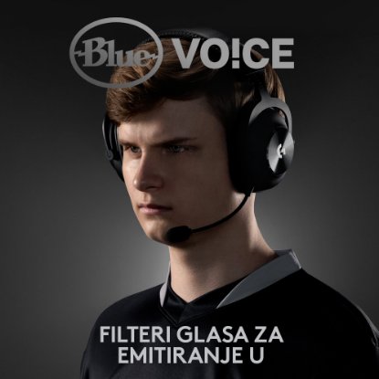slušalke LOGITECH Gaming G PRO X, 7.1, brezžične, črne