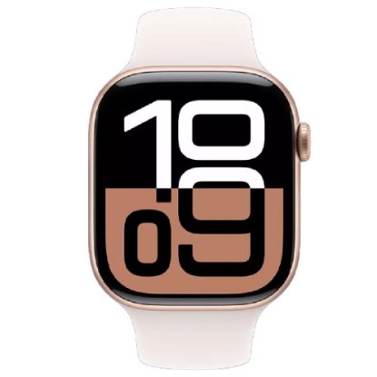 Pametna ura Apple Watch Series 10 GPS, 42mm Rose Gold Aluminium Case, bela