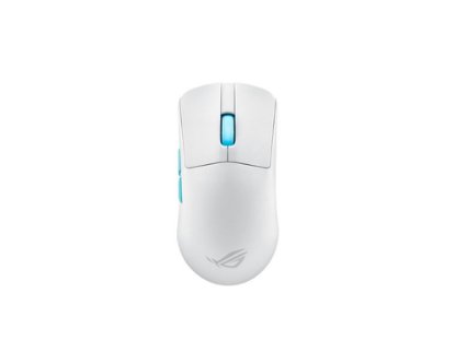 Miška ASUS ROG Harpe Ace Aim Lab Edition, optična, 36000dpi, USB, brezžična, bela