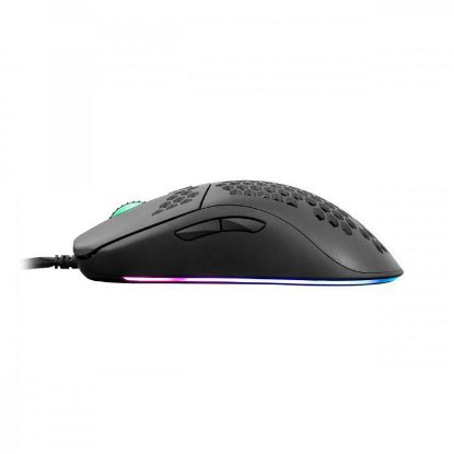Miška WHITE SHARK Galahad GM-5007, 6400dpi, RGB, optična, žična, črna