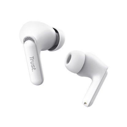 slušalke TRUST Yavi Earbuds, in-ear, ENC, brezžične, bele