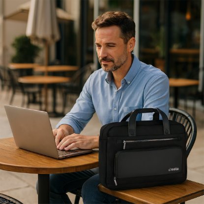 Torba za prenosnik OCTIO Prestige 15,6" črna