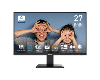 Monitor 27" MSI PRO MP273U, 4K UHD, IPS, 60Hz, 4ms, 300cd/m2, črn