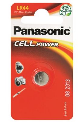 Baterija PANASONIC LR-44EL/1B, mikro alkalna, 1 kos