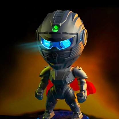 Laserski projektor LONVIS Mecha Warrior, 8 vrst projekcij, daljinski upravljalnik, siv