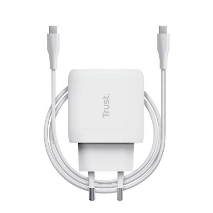 Polnilec TRUST Maxo, USB-C, 45W, beli
