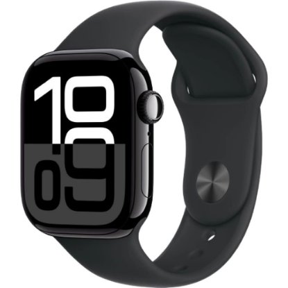 Pametna ura Apple Watch Series 10 GPS, 42mm Jet Black Aluminium Case, črna
