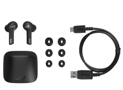 slušalke ASUS ROG Cetra True Wireless, in-ear, črne