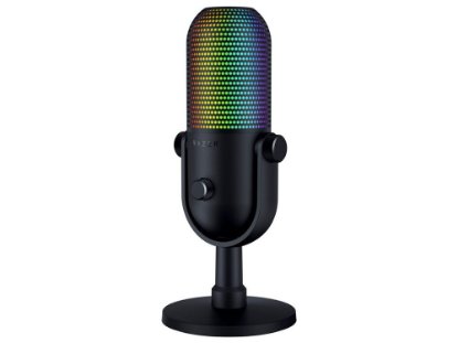 Mikrofon RAZER Seiren V3 Chroma, RGB, namizni, črni