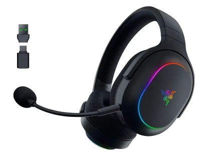 Slušalke RAZER Barracuda X Wireless Chroma, brezžične, Bluetooth, WiFi, črne