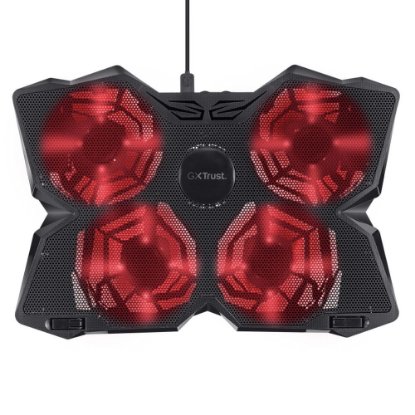 Hlajenje za prenosni računalnik TRUST GXT817 Yozu, do 17,3", črno.