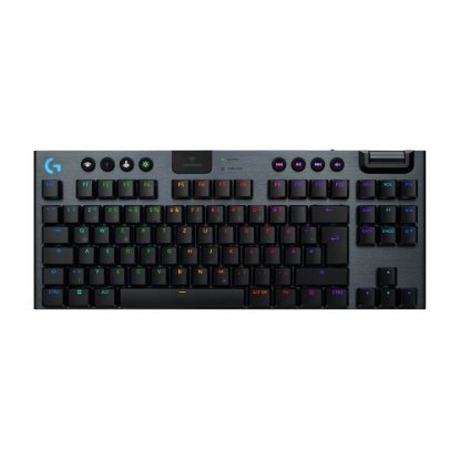 Tipkovnica LOGITECH Gaming G915 X TKL Lightspeed Linear, RGB, mehanička, brezžična, US Layout, črna