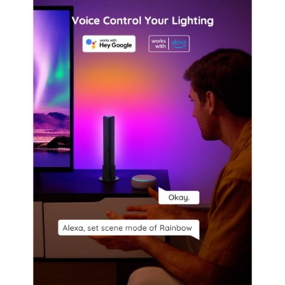 LED svetilka GOVEE RGBICWW WiFi + Bluetooth Flow Plus Light Bars