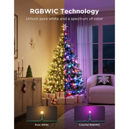Dekorativne LED lučke GOVEE Christmas Sparkle String Lights, 20M
