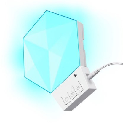 Svetlobni panel TRUST GXT 902 Vybz, hexagon RGB, dodatni 3 kosi