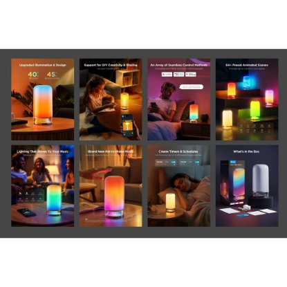 LED namizna svetilka GOVEE RGBICWW Table Lamp