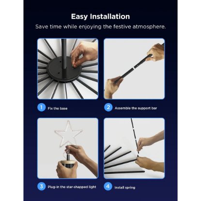 Dekorativne LED lučke GOVEE Cone Tree Lights