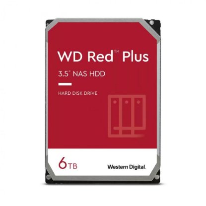 Trdi disk 6TB WESTERN DIGITAL Red Plus, WD60EFPX, SATA3, 256MB cache, 5400 okr./min, 3.5", za desktop