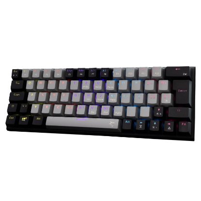 Tipkovnica WHITE SHARK GK-002722V2 Wakizashi-2, RGB, plavi switch, mehanička, UK/HR,črno-siva