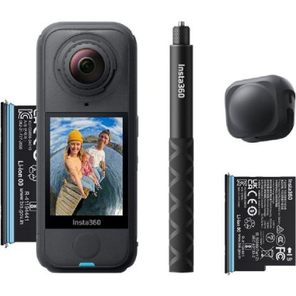 Sportska digitalna kamera INSTA360 X4 Air, 8K, crna, Starter Bundle