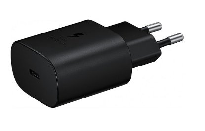 Polnilec SAMSUNG TA800, 25W Fast Charge USB-C, bez kabela, črni
