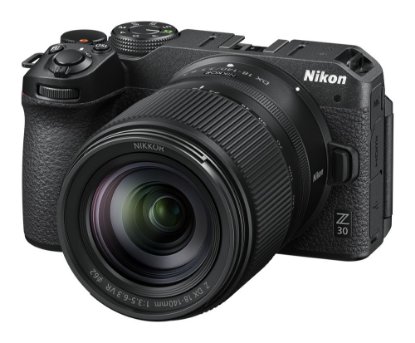 Digitalni fotoaparat NIKON Z30 + 18-140 DX, 20,9 Mp, DX CMOS senzor, 4K Ultra HD, črn