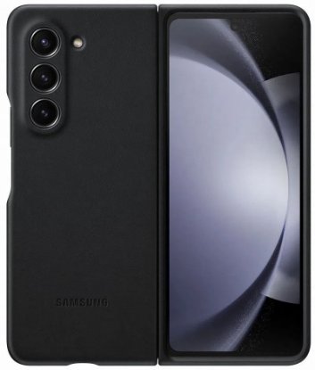 Futrola SAMSUNG, za Galaxy Z Fold 5, kožna, crna