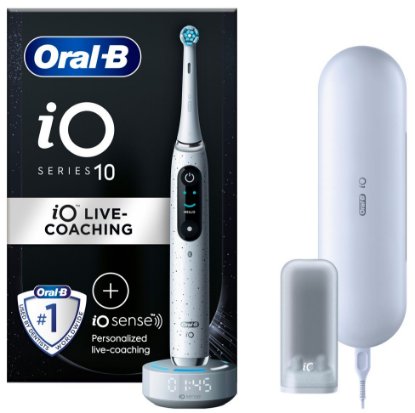 Električna zobna ščetka ORAL-B iO10, Stardust White