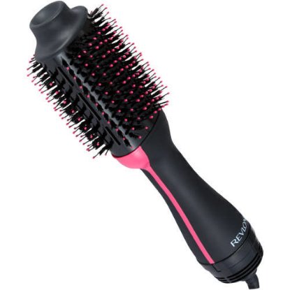 Krtača za lase REVLON Salon 2v1, sušenje in povečanje volumna las, črna