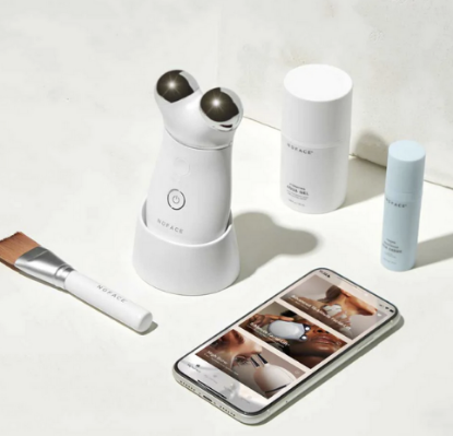 Uređaj za njegu lica NUFACE + PRO početni komplet, bijeli