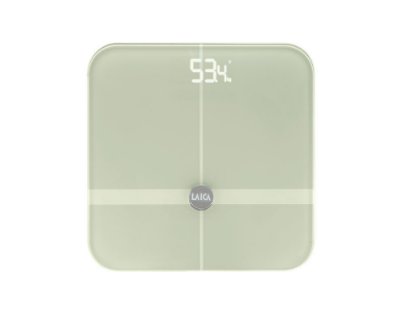 Pametna vaga LAICA PS7020, digitalna, 180 kg, BT, vaga koja mjeri kompoziciju tijela, bijela