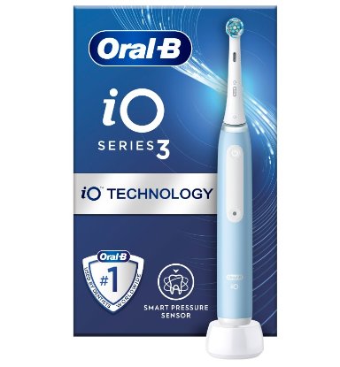 Električna zobna ščetka ORAL-B iO3, Ice blue