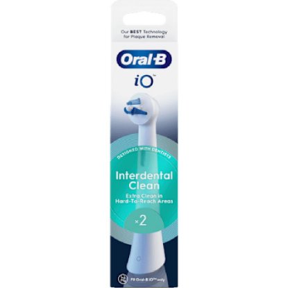 Zamjenske glave četkice za zube ORAL-B iO, Interdental Clean, bijele, 2 kom