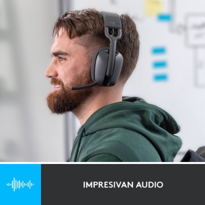 slušalke LOGITECH Zone Vibe 100, brezžične, BT, črne