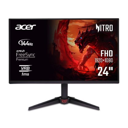 Igralni monitor 23.8" ACER Nitro VG240YP6 UM.QV0EE.605, FHD, IPS, 144Hz, 1ms, 250cd/m2, FreeSync, zvočniki, črn