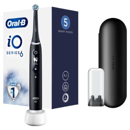 Električna zobna ščetka ORAL-B iO6, Black Onyx