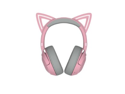 slušalke RAZER Kraken Kitty BT V2 Quartz, brezžične, Bluetooth, roze