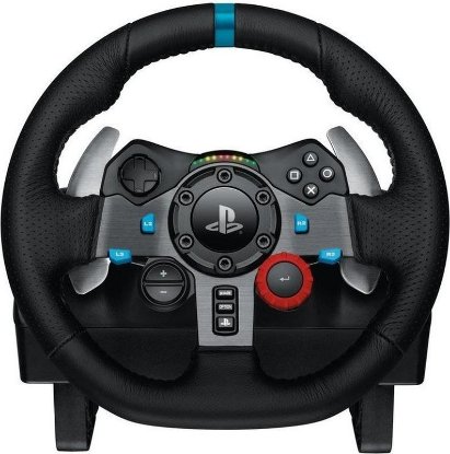 Volan LOGITECH G29 Driving Force Racing Wheel, za igranje na PC/PS3/PS4/PS5, USB + Slušalke LOGITECH Gaming G435 Lightspeed, brezžične, USB-C, Bluetooth, črne