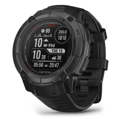 Pametna ura GARMIN Instinct 2X Solar Tactical Edition, HR, GPS, multisport, črno/črni