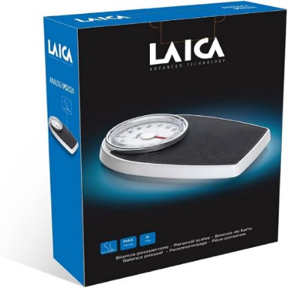 Osebna tehtnica LAICA PS2024, mehanska, 150 kg, črno-bela