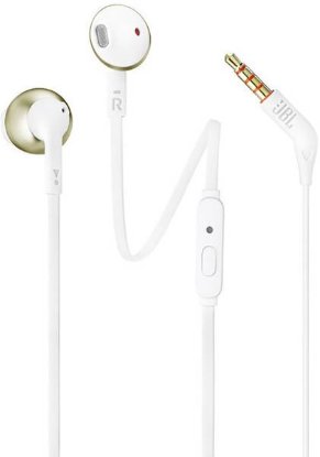 Slušalke JBL Tune 205, belo-zlate