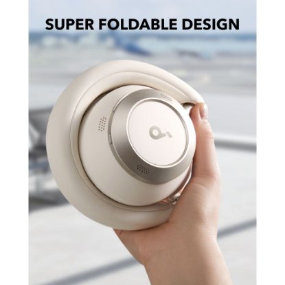 slušalke ANKER SoundCore Space One Pro, brezžične, bele